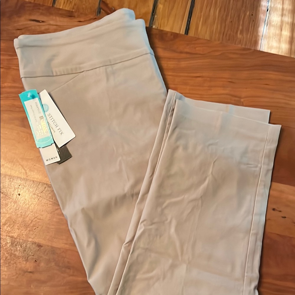 Tribal NWT Beige Pull On Trouser Pant